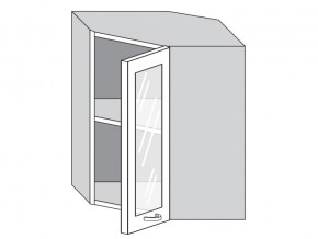 1.60.3у Шкаф настенный (h=720) угловой на 600мм со стекл. дверцей в Первоуральске - pervouralsk.magazin-mebel74.ru | фото
