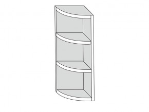 19.30.0р Полка угловая (h=913) радиусная  ЛДСП УНИ в Первоуральске - pervouralsk.magazin-mebel74.ru | фото