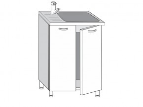 2.60.2м Шкаф-стол на 600мм под врезную мойку с 2-мя дверцами в Первоуральске - pervouralsk.magazin-mebel74.ru | фото