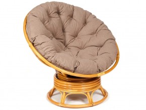 Кресло-качалка Papasan w 23/01 B с подушкой Honey, экошерсть Коричневый в Первоуральске - pervouralsk.magazin-mebel74.ru | фото