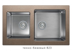 Мойка комбинированная Tolero twist TTS-840 Темно-бежевый 823 в Первоуральске - pervouralsk.magazin-mebel74.ru | фото